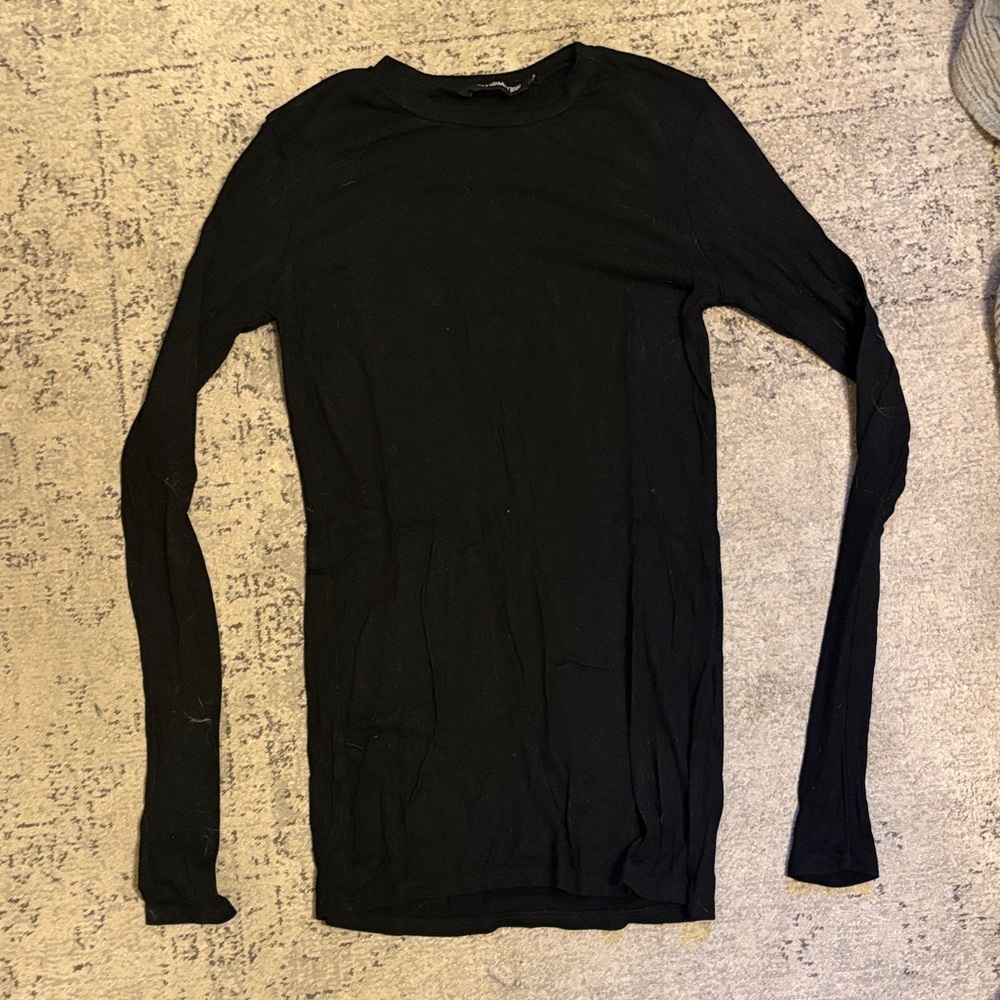 Reformation Ribbed Long Sleeve Top